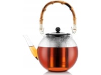 Bodum Assam - Enkel Tekanna - 1500 Ml - Bambu - Bambu - Borosilikatglas - Metall - Plast - Gummi - Rostfritt Stål - 203 Mm - 164 Mm (1765215)