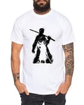 Zoro Bruch One Manga T-Shirt Luffy pour Homme Anime Piece, Größe2:Small, Farbe2:Blanc