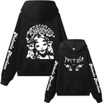 Melanie Martinez Polyester Hoodie i Hiphop-stil för Män och Kvinnor black L