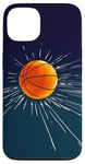 Coque pour iPhone 13 Ballon de basket de sport en couleur classique