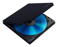 Pioneer External Blu-ray Drive BDR-XD08EMB-S (New!) Matte-Black Body USB 3.2 Gen1 (USB Type-C) / 2.0 Slim Portable BD/DVD/CD Writer high-Grade Rubber Coating