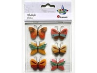 Titanum Foil Stickers 3D Butterflies Mix 6 Pcs