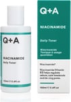 Q+A Niacinamide Daily Toner: Advanced Facial Toner for Reducing Breakouts, Pores