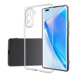 Coque transparente pour Huawei Nova 10 Pro, 【Non jaunissant】Coque fine, antichoc, anti-rayures, coque arrière transparente en silicone TPU souple - Transparente