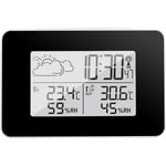 Station météo sans Fil, hygromètre pour thermomètre extérieur intérieur avec capteur extérieur écran lcd Moniteur d'humidité numérique de la