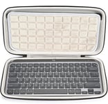 Étui De Rangement Rigide Compatible Avec Le Mini Clavier Lumineux Avancé Logitech Mx Keys, Sac De Transport De Protection. (Pour La Vente Est Le Cas Seulement). - Noir (Doublure Gr )