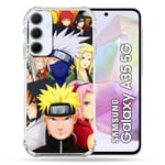 Cokitec Coque Renforcée pour Samsung Galaxy A35 5G Manga Naruto Team