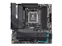 Gigabyte B650m Aorus Elite Ax - Moderkort - Micro Atx - Socket Am5 - Amd B650 Chipuppsättning - Usb 3.2 Gen 2, Usb-C 3.2 Gen2, Usb 3.2 Gen 1, Usb-C 3.2 Gen 2X2 - 2.5 Gigabit Lan, Wi-Fi, Bluetooth - Inbyggda Grafiken (Cpu Krävs) - Hd-Ljud (7.1-Kanal)