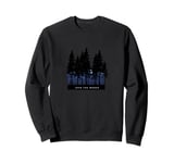 Into the Woods - Tranquil Nature Silhouette Sweatshirt