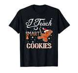 I Teach Smart Cookies Gingerbread Ninja Christmas T-Shirt