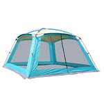 DXYSS Tents for Camping Waterproof Tent Sun Shelter Large Gazebo Camping Party Family Garden Tent Barbecue Awning Ultralarge 5-8 Person Use