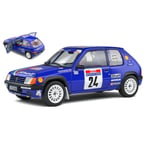 PEUGEOT 205 RALLY Gr.A N.24 TOUR DE CORSE 1990 R.BOURSIER-B.FRANGIN 1:18 Solido