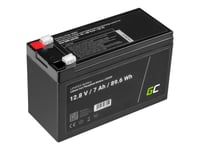 Green Cell Cav09, Lithium Iron Phosphate (Lifepo4), 12,8 V, 1 Stykker, Sort, 7 Ah, 90 Wh