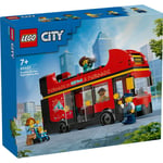 LEGO City Red Double-Decker Sightseeing Bus Toy 60407