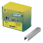 wolfcraft 7037100 Agrafes larges acier trempé Type 053 10 mm Lot de 4000