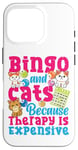 iPhone 16 Pro Bingo Player Cat Bingo And Cats Because Therapy Is Expensive Case