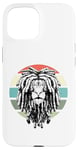 iPhone 15 Lion dreadlock mane majestic animal creative powerful strong Case