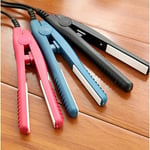 Mini Ceramic Hair Care Curl Straightener Flat Iron Perm Splint T