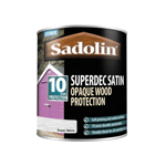 Superdec Opaque Wood Protection Super White Satin 1 litre