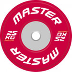 Viktskiva Competition Bumpers Plate 25 kg - Master