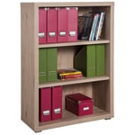 Bibliothèque basse verticale en bois 3 pièces design moderne Betty