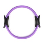 Phoenix Fitness Pilates Ring - Double Handle Exercise Circle Fitness Magic Circle Resistance Ring Dual Grip for Yoga Core Training - 15 Inch (Purple)