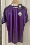 Puma Manchester City 2019/20 Men's Football Training Shirt Top New Size L