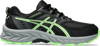 Asics Asics Kids' Pre Venture 9 Grade School Black/Illuminate Green 39.5, Black/Illuminate Green