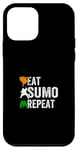 Coque pour iPhone 12 mini Eat Sumo Wrestling Repeat - Sumo Wrestling Sumo Fighter