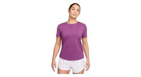 Maillot manches courtes nike one classic violet femme