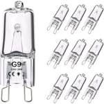 G9 Halogenlampa, 10-pack Belysning G9 Halogenlampa 28W 230V 370Lm 2800K (10st)