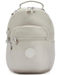 Kipling SEOUL S, Small Backpack with Laptop Protection 13 Inch, 35 cm, 14 L, 0.50 kg, METALLIC GLOW