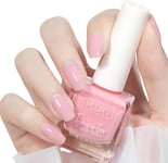 Pink Nail Polish Quick Dry, Peel off Nail Polish Long Lasting Nail Varnish Breat