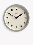 Jones Clocks Twist Round Analogue Wall Clock, 20 cm