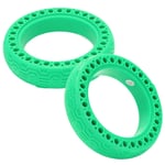 (Green)8.5x2.0 Electric Scooter Hollow Solid Tires Anti Puncture Non Slip T BG