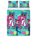 LOL Surprise Childrens/Kids OMG Beat Reversible Duvet Cover Set