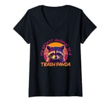 Womens Funny Racoon - My Spirit Animal Is A Trash Panda V-Neck T-Shirt