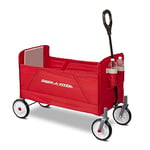 Radio Flyer 3956A EZ Wagon, Folding Trolley for Kids, Garden and Cargo cart, Ages 1.5+, Red