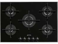 Gas hob with 5 burners from Smeg Linea - PV167B3