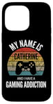 Coque pour iPhone 14 Pro Max Mon nom est Catherine et j'ai un ajout de jeu