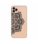 Coque iphone 11 PRO mandala raye noir