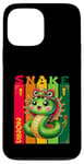 Coque pour iPhone 13 Pro Max Nouvel An chinois du serpent vert 2025 Zodiaque Lunaire