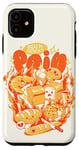 Coque pour iPhone 11 Pain in French Is Pain Langue Drôle Pun France Foodie