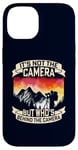 Coque pour iPhone 14 Ce n'est pas la caméra mais qui est derrière la nature photographe