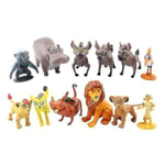 12 st tecknade Lejonvakten Kung Kion Simba Pvc Actionfigurer Bunga Beshte Fuli Ono Figurer