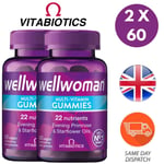 2 X 60 Wellwoman Multi Vitamin Gummies for Women to Support Immune System