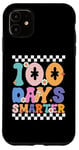 Coque pour iPhone 11 100 jours plus intelligents, joyeux 100e jour d'école, garçons et filles géniaux