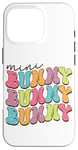 Coque pour iPhone 16 Pro Mini lapin lapin pastel texte amusant