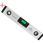 400mm/16inch Niveau à Bulle Numérique avec Indicateur Audio Numérique Spirit Level-Finder Angle en Alliage d'Aluminium avec Base Magnétique Outils de