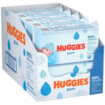 Huggies Pure Water Baby Cleaning Wipes 72 x 10 Packets Jumbo Box Total 720 Pcs